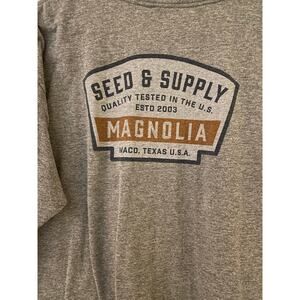 Magnolia Seed and Supply Gray T-Shirt From Waco Size XL